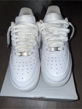 Nike All-White Low Top Sneakers